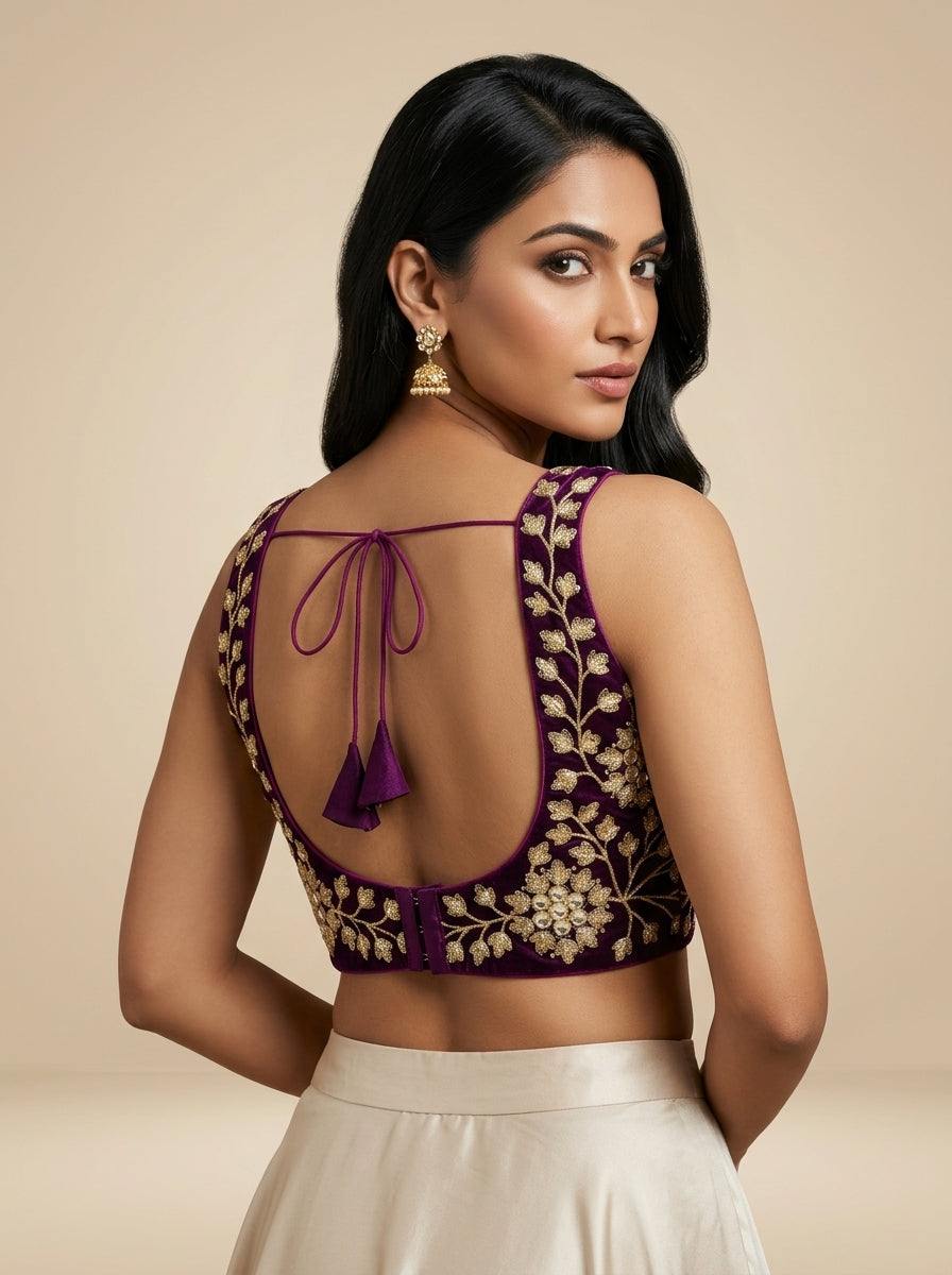 Stardust Royale Rangoli Silk Designer Blouse