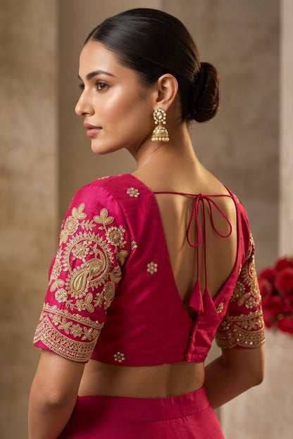 Queen Of The Evening  -Fendy Silk Blouse