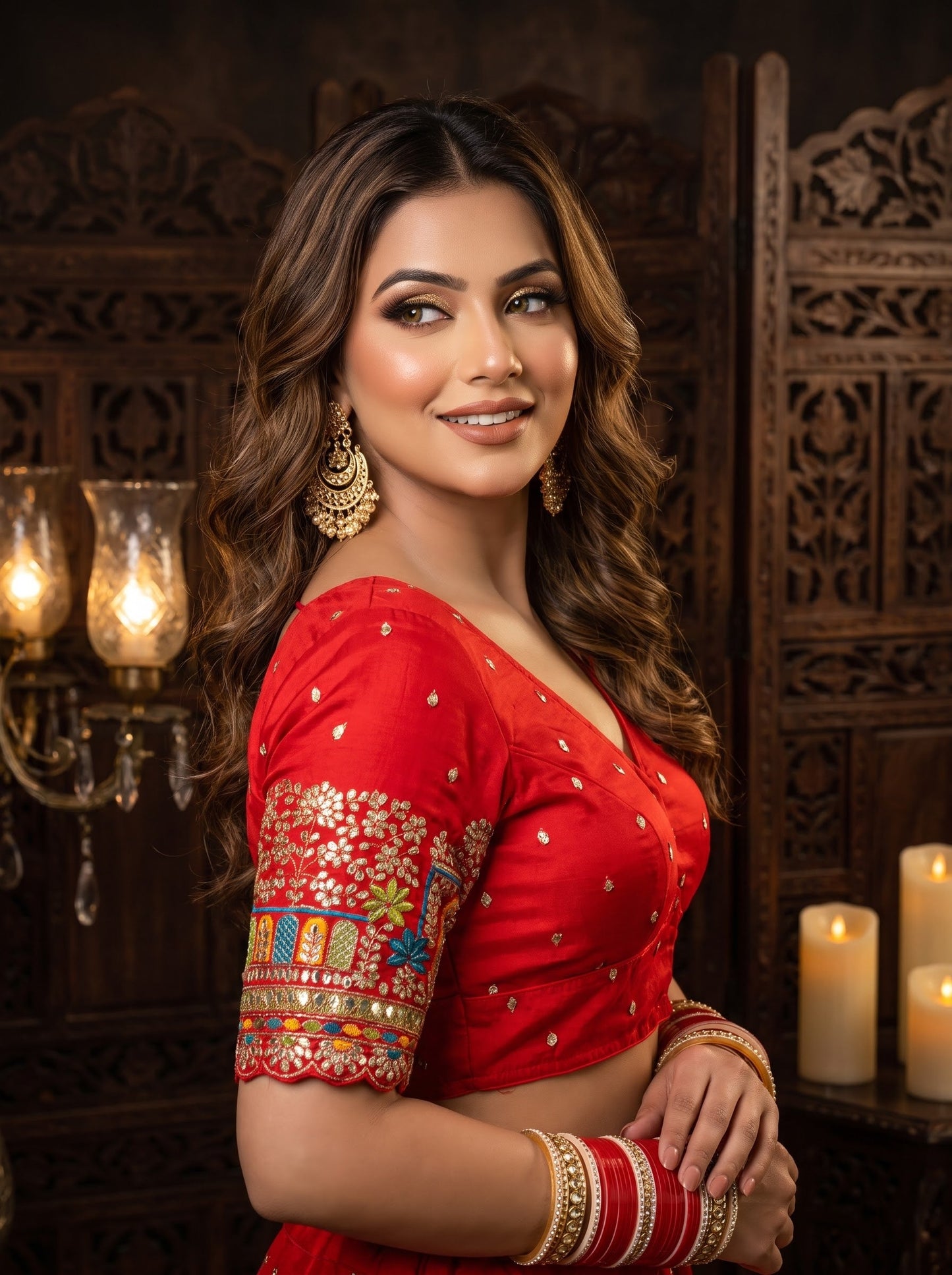 Beyond the Galaxy – Pitai Zari Designer Blouse