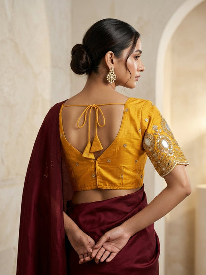 Own the Spotlight - Fendy Silk Blouse