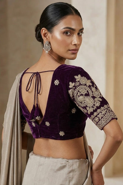 Queen Of The Evening  -Fendy Silk Blouse