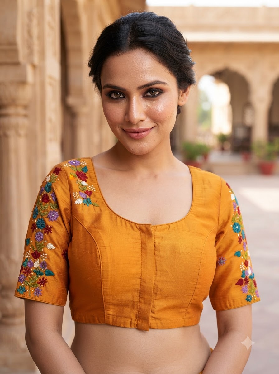 Forever Enchanted – Handstitched Designer Blouse