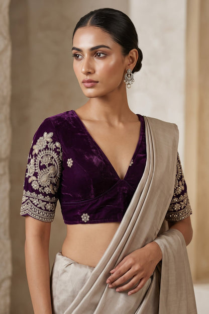 Queen Of The Evening  -Fendy Silk Blouse