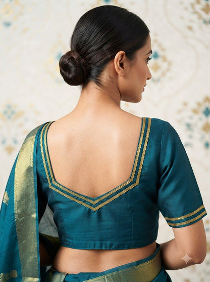 Infinite Glam Vichitra Silk Blouse