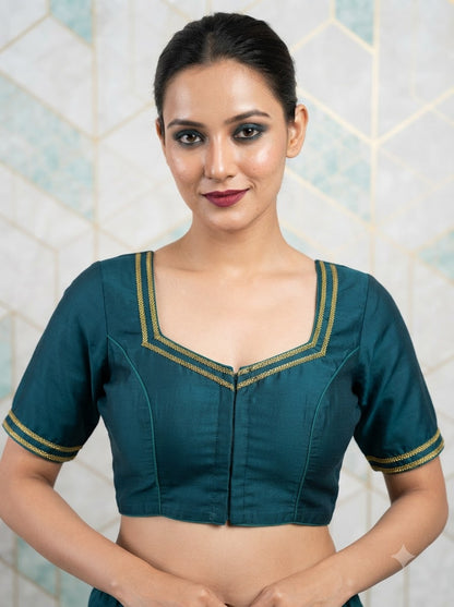 Infinite Glam Vichitra Silk Blouse