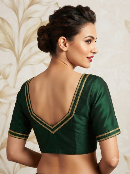 Infinite Glam Vichitra Silk Blouse