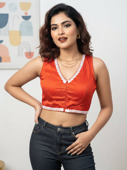 Magical Lace Work - Designer Blouse