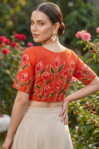 Tulip Charm Batik Blouse