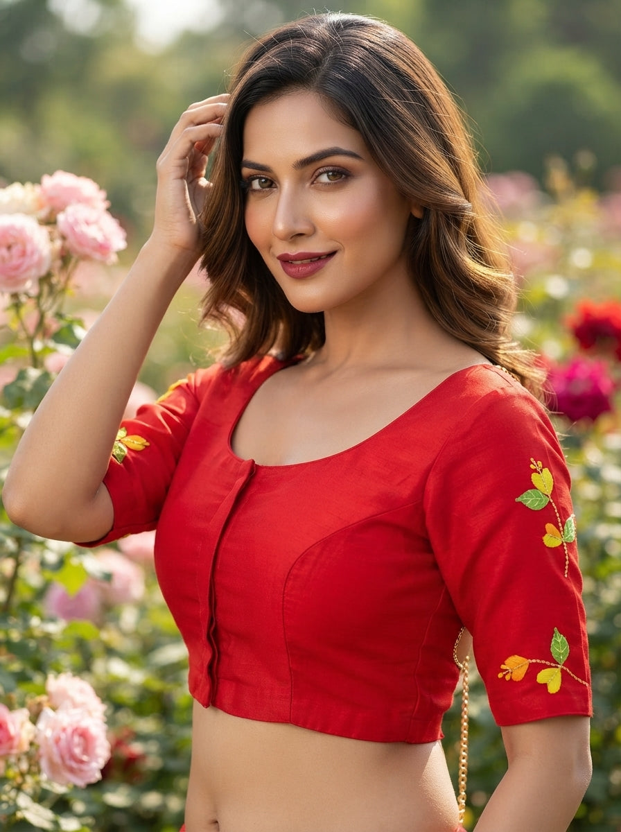 Petal Symphony - Designer 3D Blouse