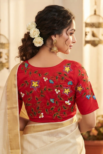 Wildflower Charm Handwork Blouse