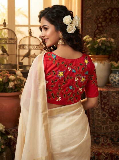 Wildflower Charm Handwork Blouse