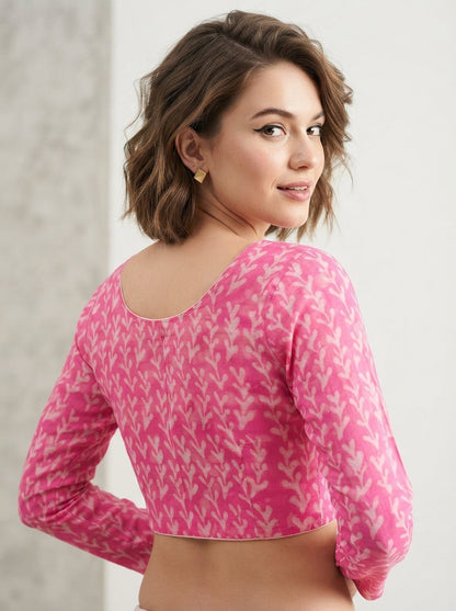 Wrapped In Dreams Ajrakh Cotton Blouse