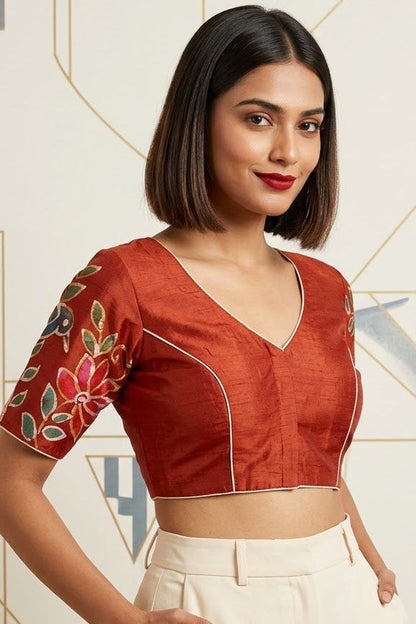 Floral Daydream- Batik Designer Blouse