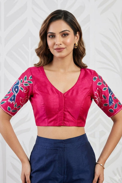 Floral Daydream- Batik Designer Blouse