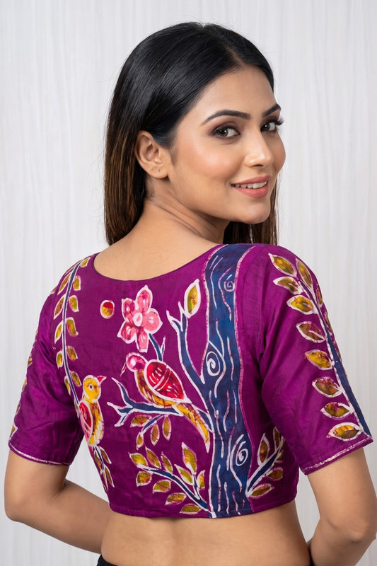 Song of the Sparrow – Batik Designer Blouse