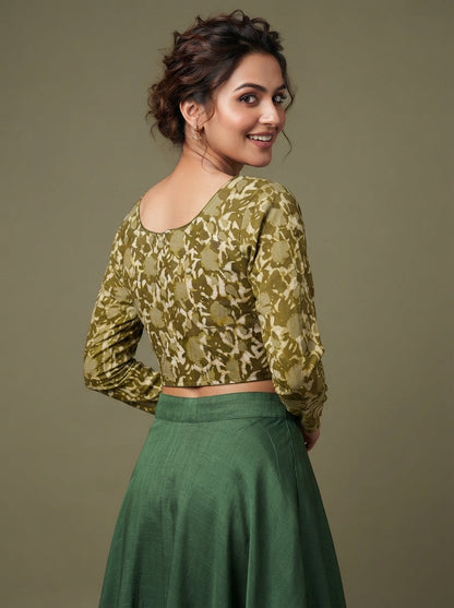 Wrapped In Dreams Ajrakh Cotton Blouse