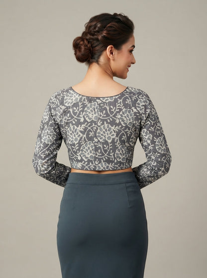 Wrapped In Dreams Ajrakh Cotton Blouse