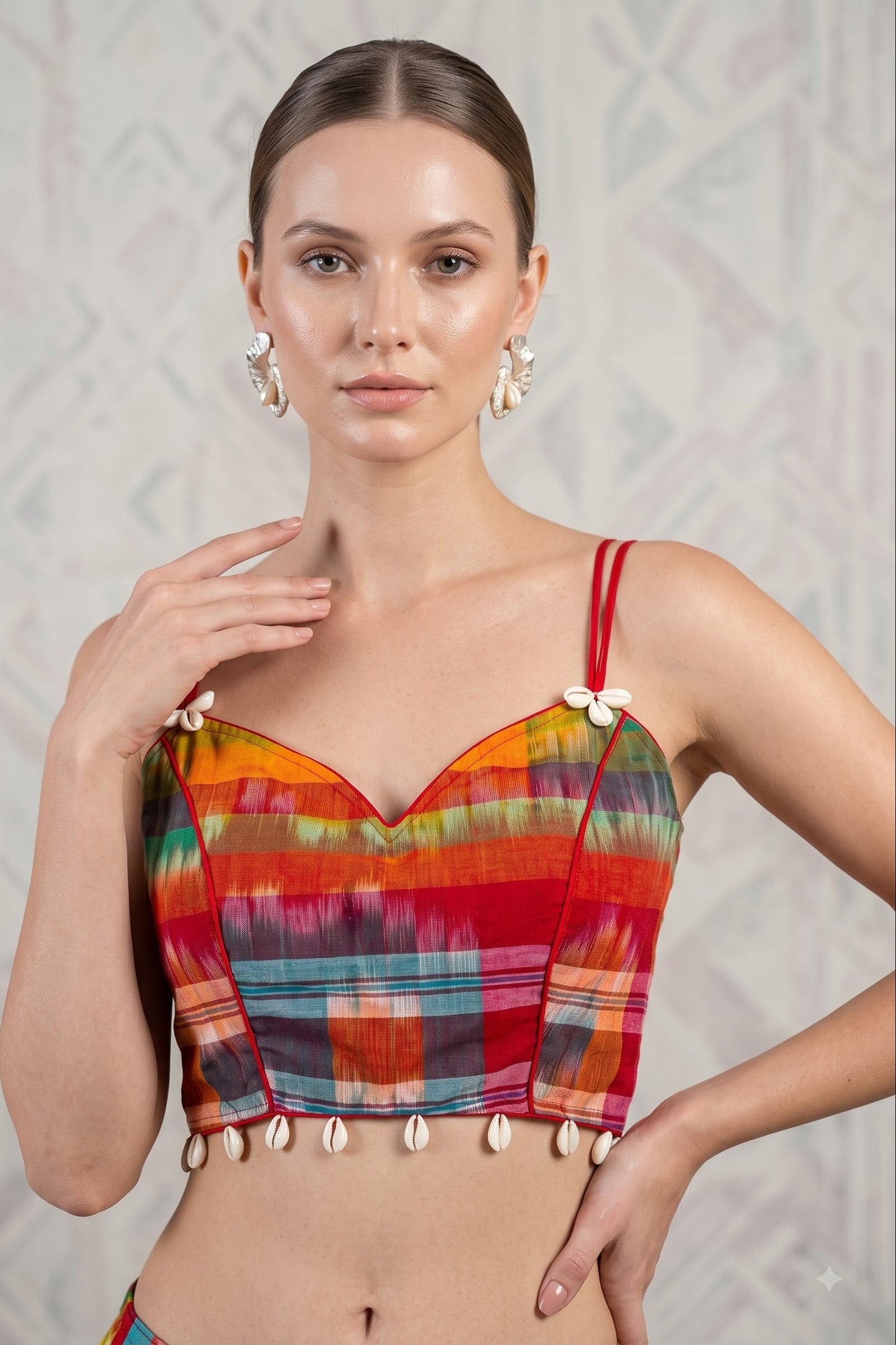 Imperial Bengal Gamcha Designer Blouse