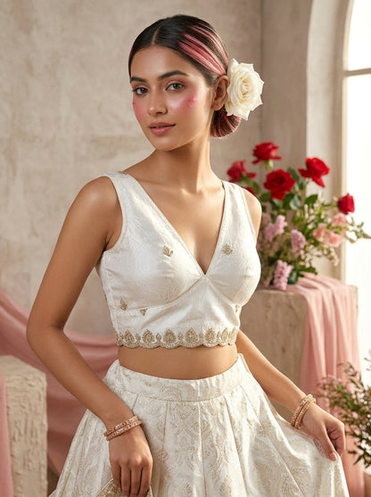 Shades Of Rose-Fendy Silk Blouse