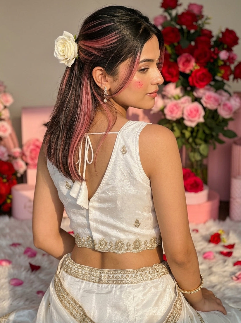 Shades Of Rose-Fendy Silk Blouse
