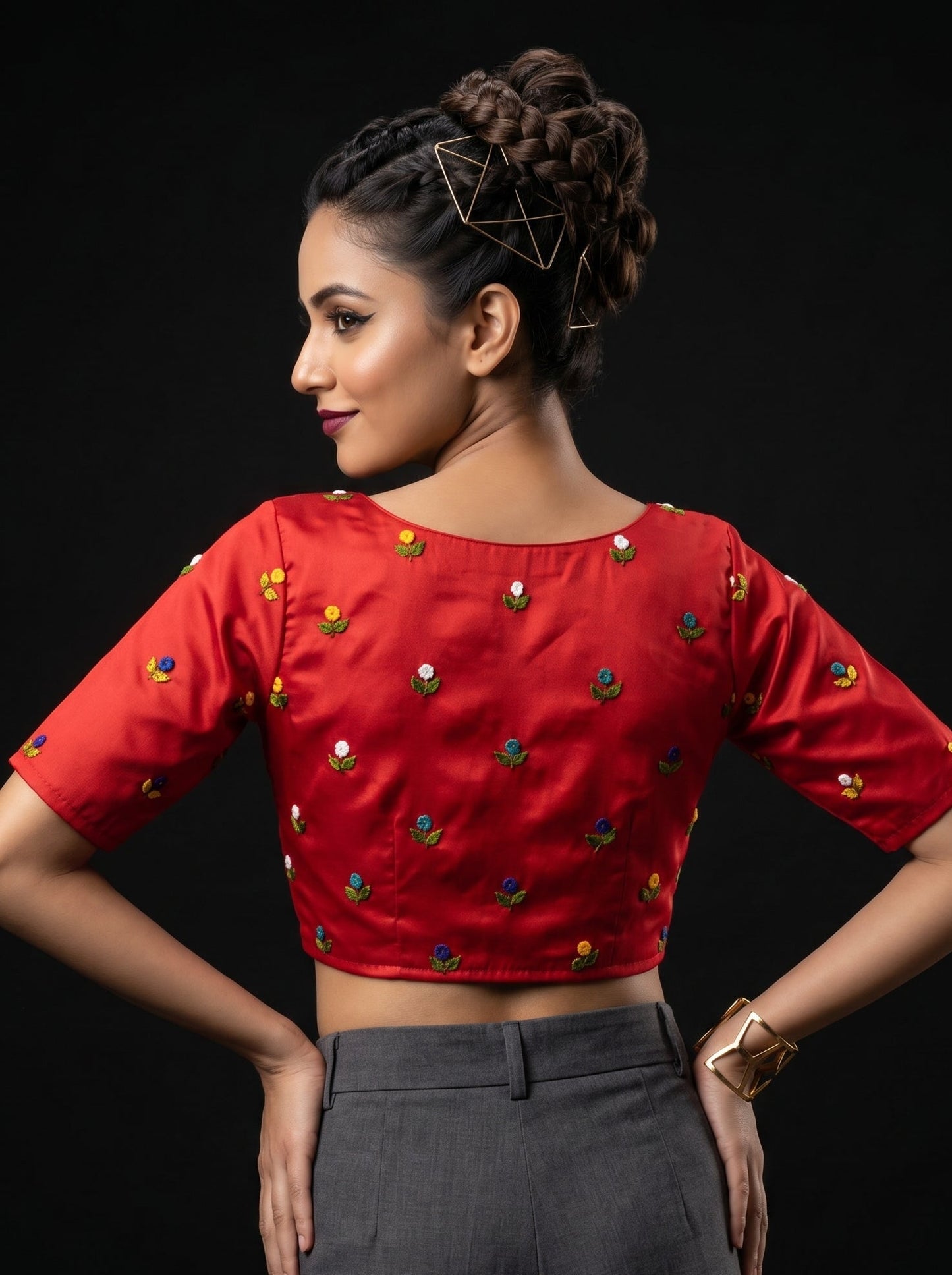 Vintage French Knot Blouse