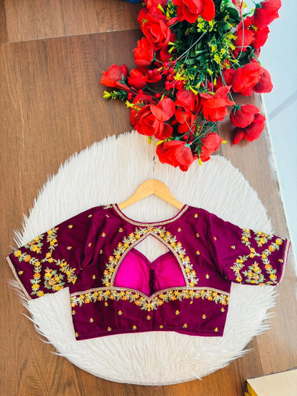 Monalisa (Vichitra Silk Blouse)