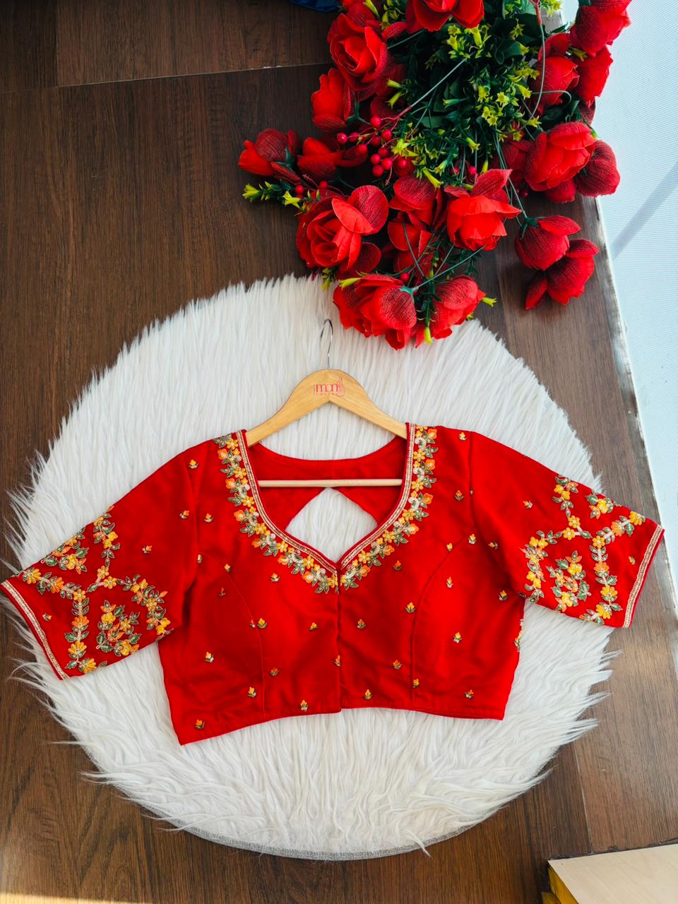 Monalisa (Vichitra Silk Blouse)