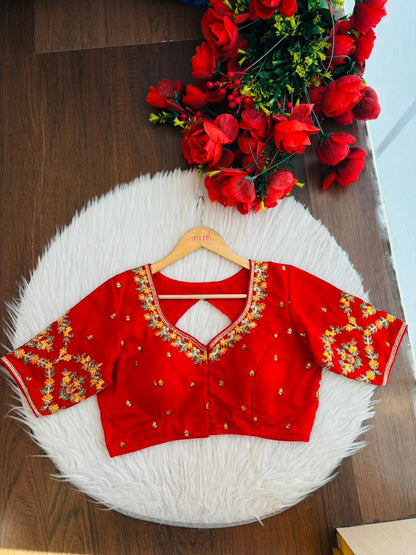 Monalisa (Vichitra Silk Blouse)