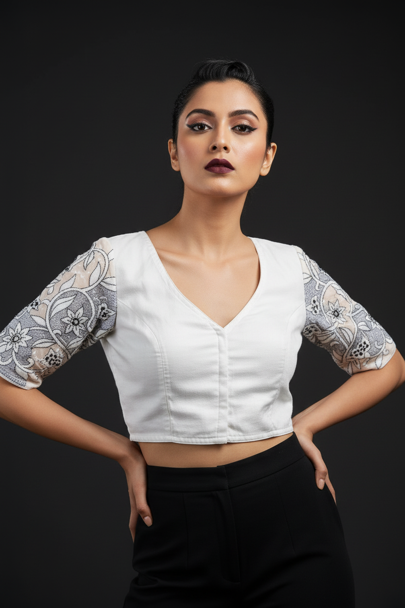 Soft Thoughts-Reverse Thread  Blouse