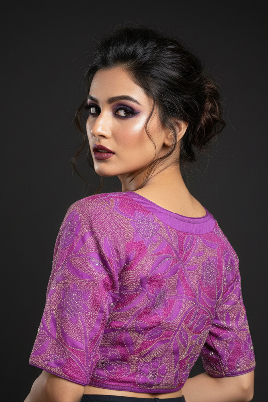 Own Way-Reverse Thread  Blouse