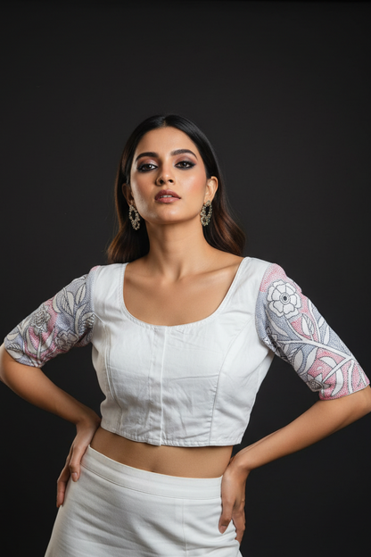 Own Way-Reverse Thread  Blouse
