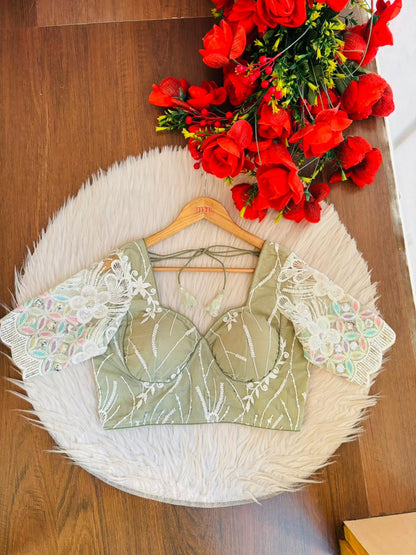 Too Perfect Designer Net Blouse