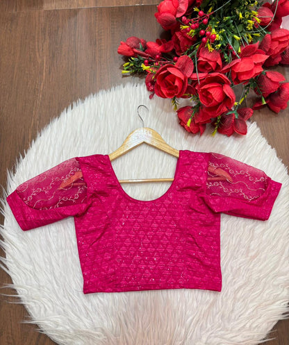 Hug Me Fit Stretchable Knitted Blouse