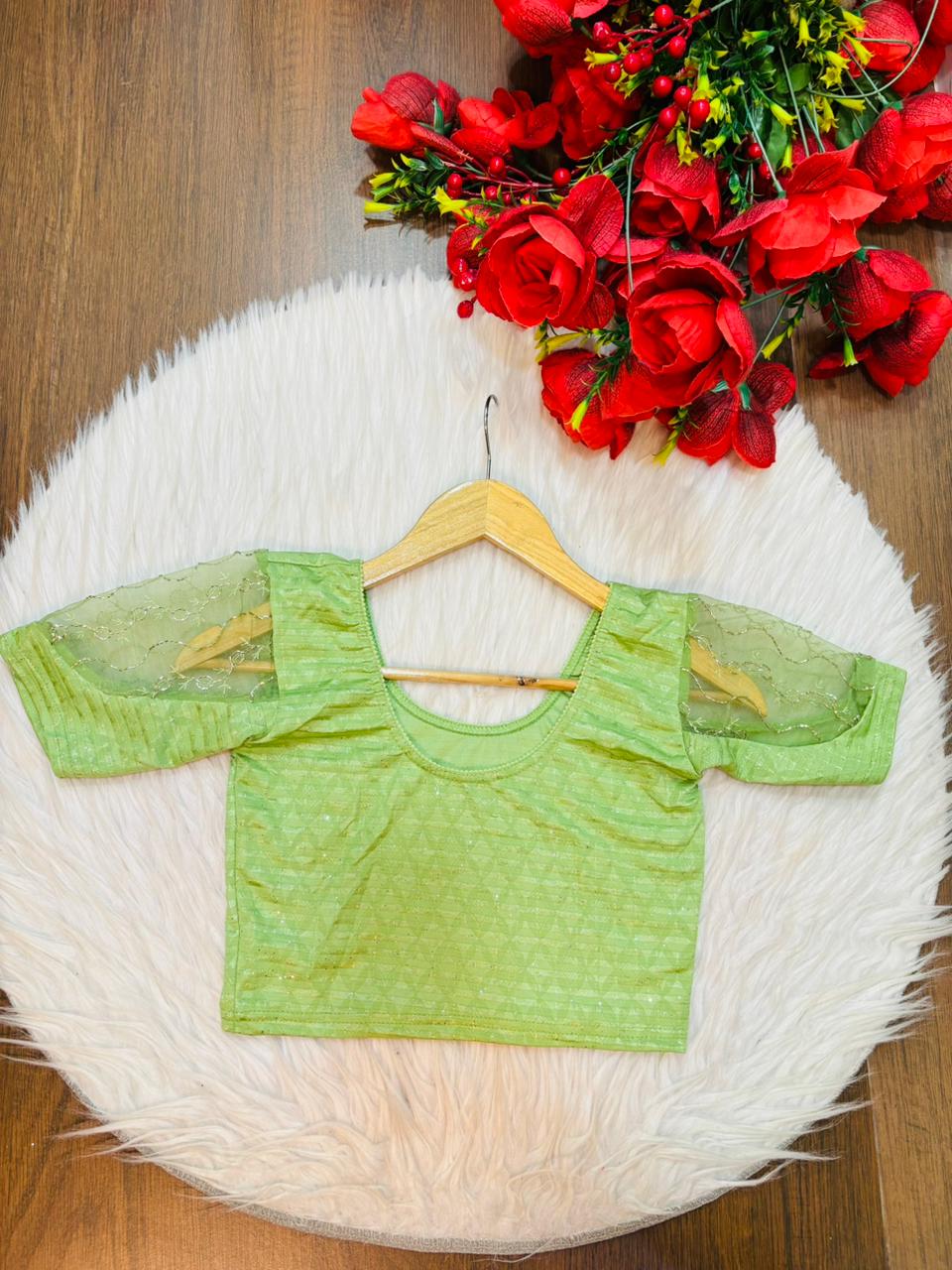 Hug Me Fit Stretchable Knitted Blouse