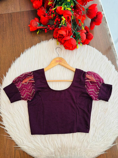 Crafted To Glow-Stretchable Knitted Blouse