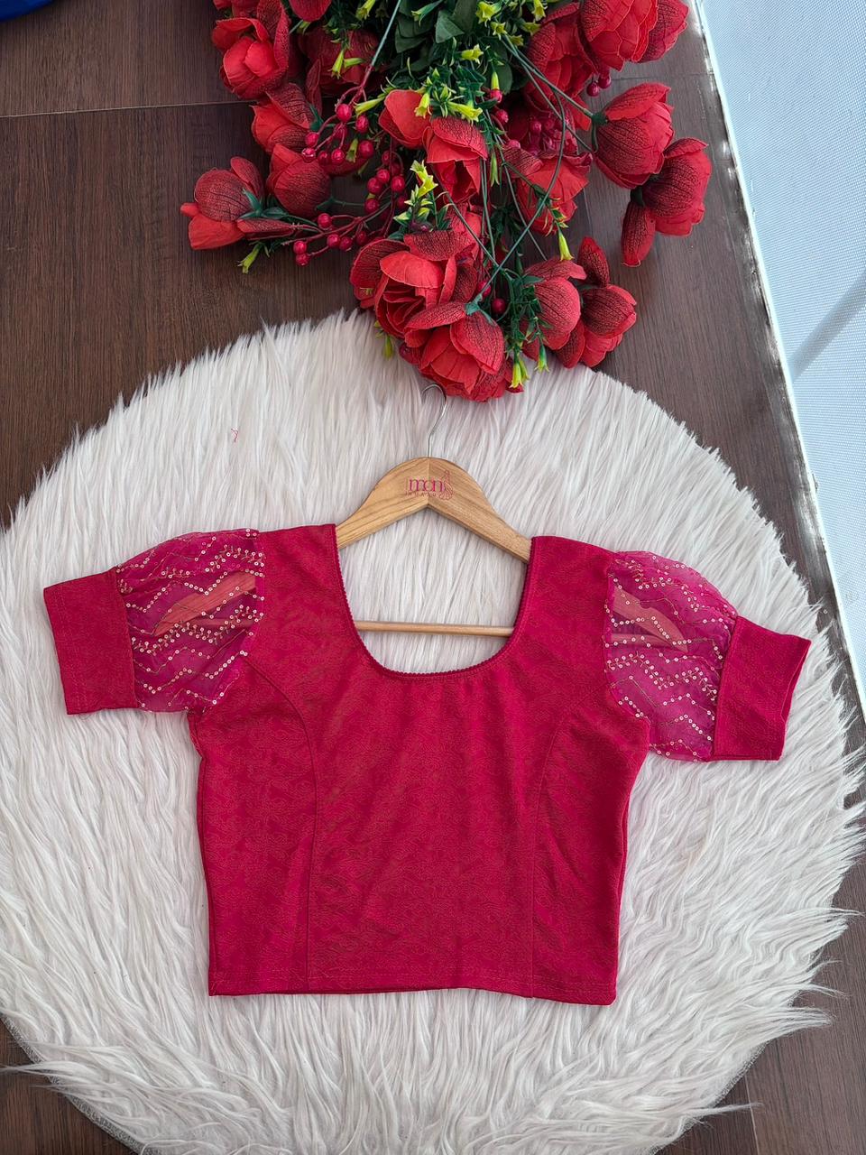 Crafted To Glow-Stretchable Knitted Blouse