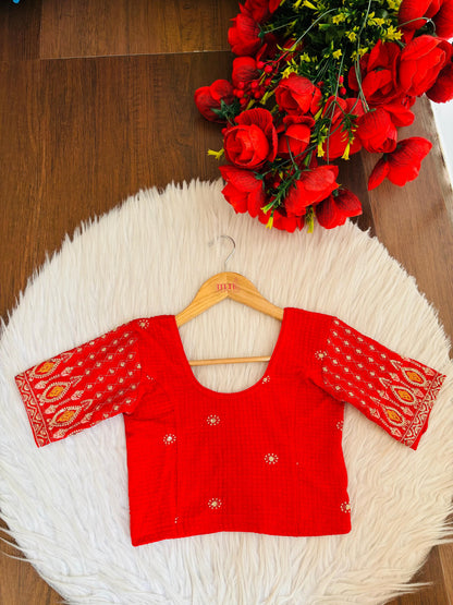 Summer Slay Stretchable Knitted Blouse