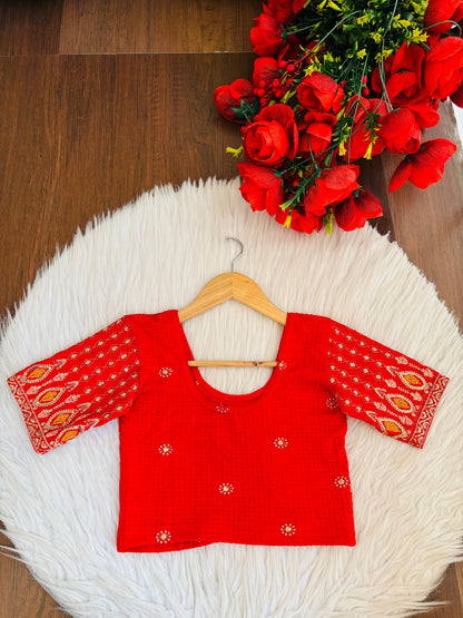 Summer Slay Stretchable Knitted Blouse