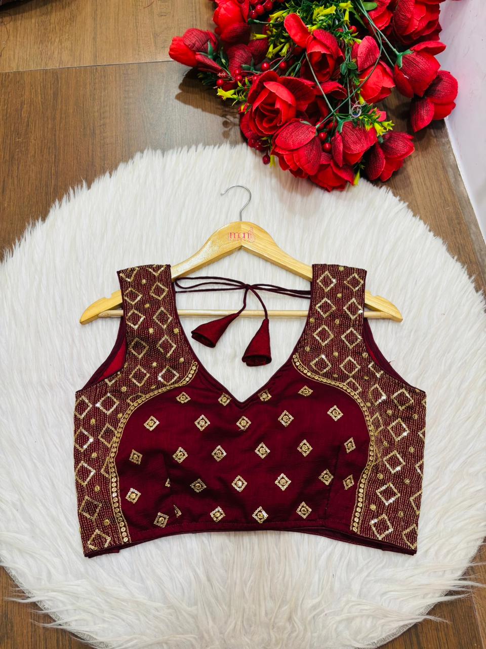 Golden Crown- Designer Blouse