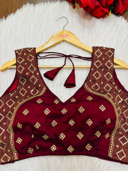 Golden Crown- Designer Blouse