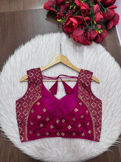 Golden Crown- Designer Blouse