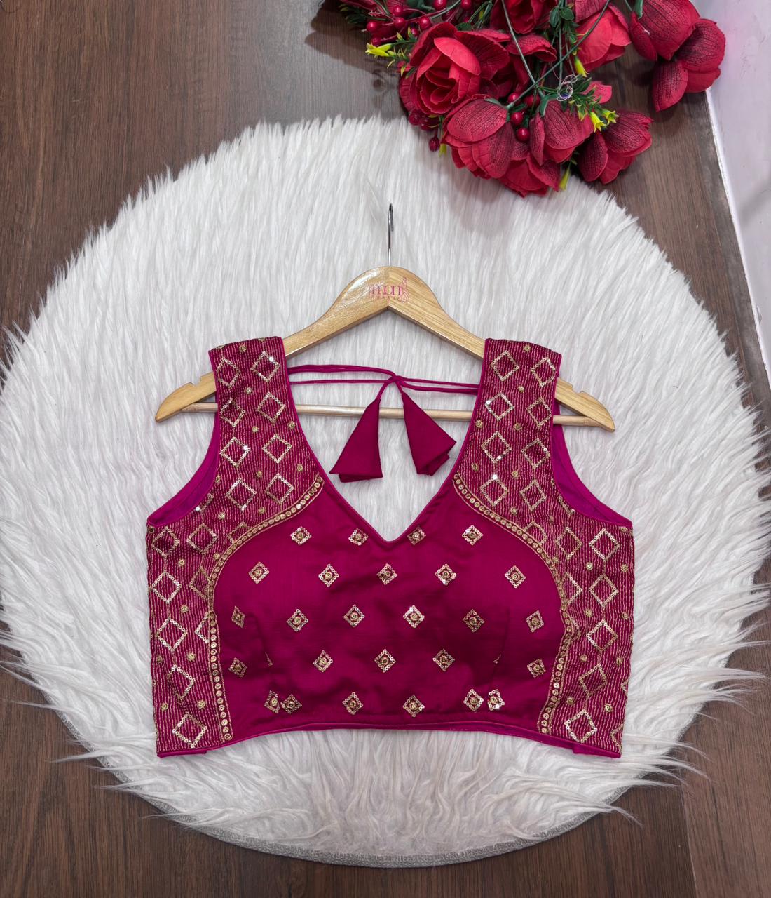 Golden Crown- Designer Blouse