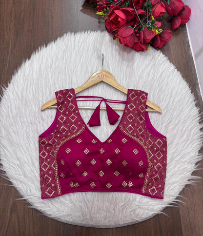 Golden Crown- Designer Blouse