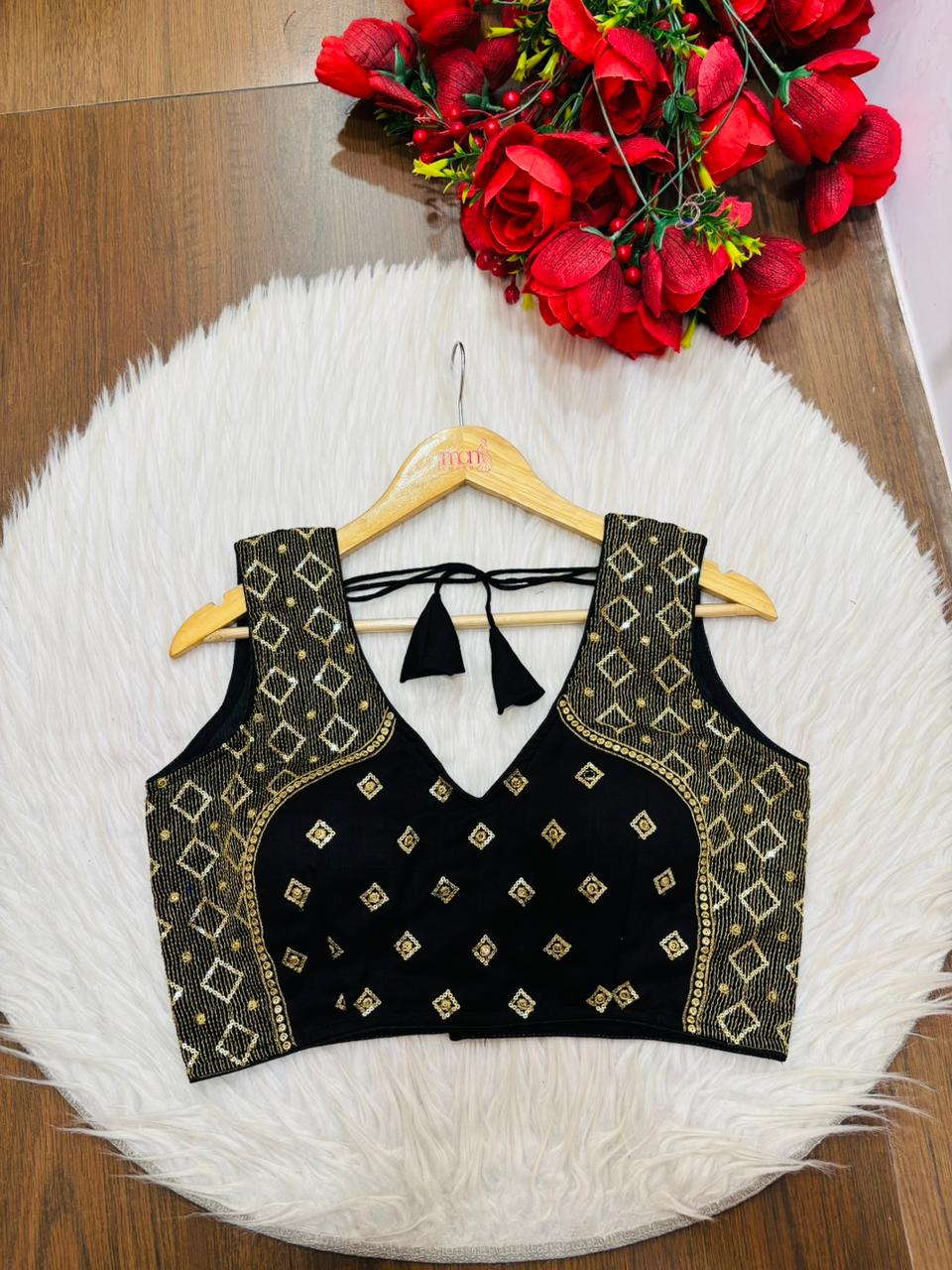 Golden Crown- Designer Blouse