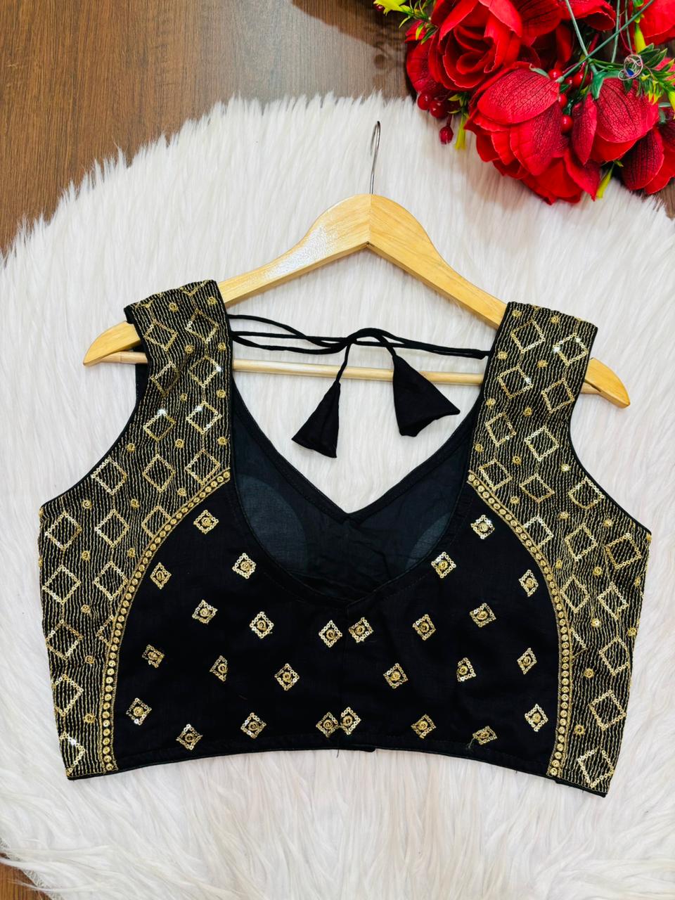 Golden Crown- Designer Blouse