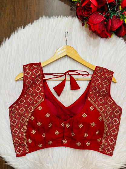 Golden Crown- Designer Blouse