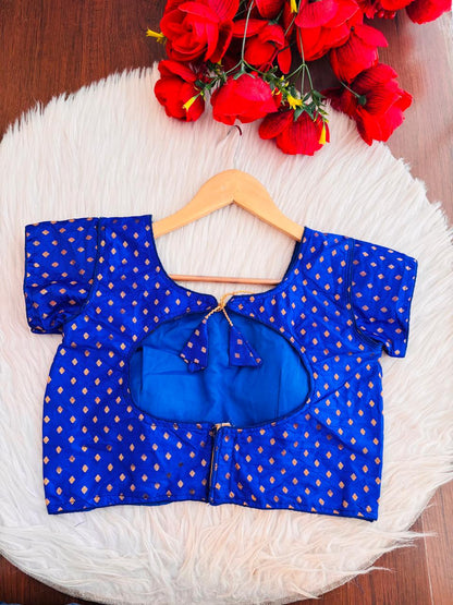 Blue Diva Francy Silk Blouse