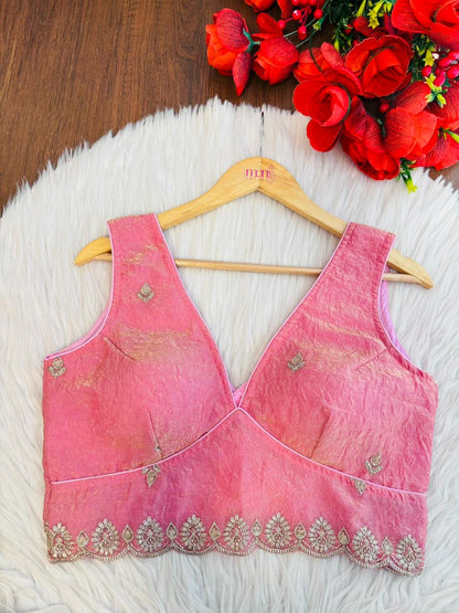Shades Of Rose-Fendy Silk Blouse