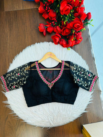 Bloom Your Way-Organza Blouse
