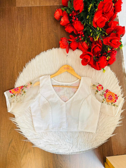 Threads of Flowers -Designer Blouse